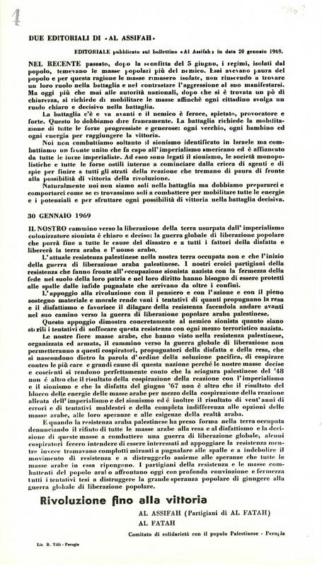Due editoriali di AL ASSIFAH